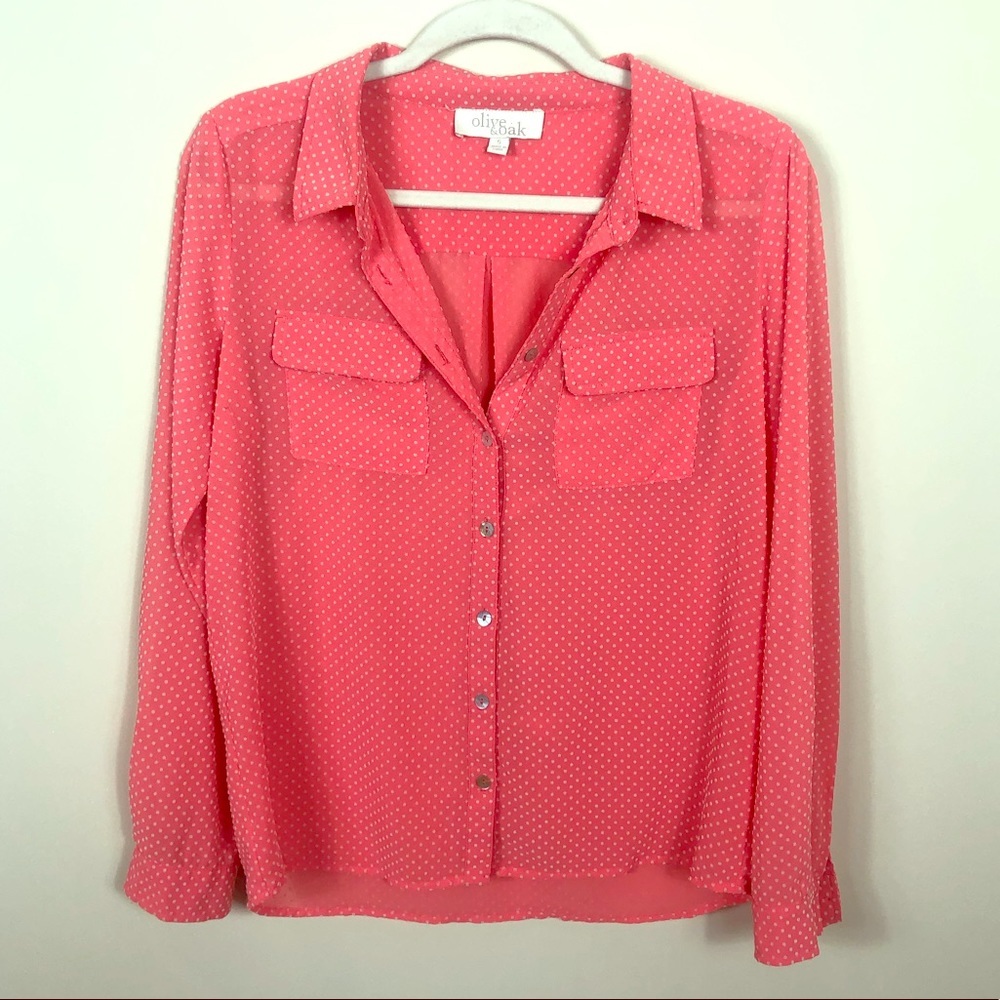 Urban Outfitters | Olive‎ & Oak Button Up Blouse